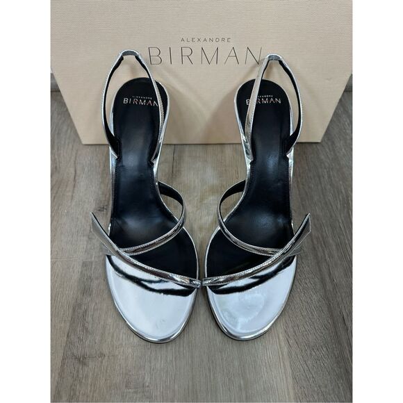 Alexandre Birman Tita 85 Silver Size EU38.5/US8.5 $695 - Picture 7 of 16
